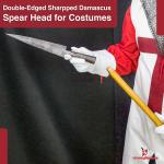 Viking Hand-Forged Damascus Steel Spear Head