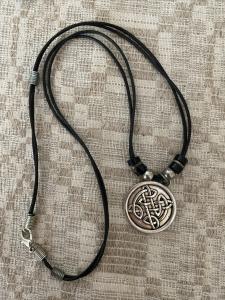 Silver Tone Viking-Inspired Necklace