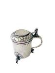Vintage Norwegian Silver Mustard Pot - Marius Hammer