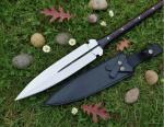 Custom Viking Spear with 5160 Carbon Steel Blade