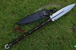 Custom Viking Spear with 5160 Carbon Steel Blade