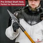 Viking Replica Hand-Forged Iron Throwing Spear Head