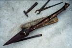 Viking Spear 33" Carbon Steel with Rosewood Handle