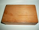 Vintage Norwegian Folk Art Carved Wood Box