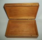 Vintage Norwegian Folk Art Carved Wood Box