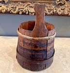 18th Century Scandinavian Handmade Piggin Bucket