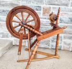Handmade Norwegian Solid Wood Spinning Wheel