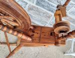 Handmade Norwegian Solid Wood Spinning Wheel