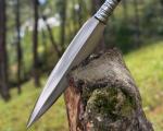 Personalized Viking Spear with Carbon Steel Blade