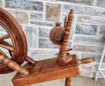 Handmade Norwegian Solid Wood Spinning Wheel