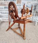Handmade Norwegian Solid Wood Spinning Wheel