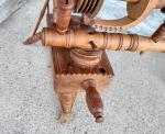 Handmade Norwegian Solid Wood Spinning Wheel