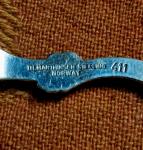 Th. Marthinsen Norwegian Sterling Silver Pickle Fork