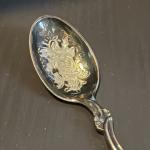 T H Marthinsen Norwegian Silver Etched Spoon 356 NM