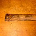 Hand-Carved Norwegian Wooden Serving Spoon 8.875