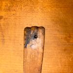 Hand-Carved Norwegian Wooden Serving Spoon 8.875