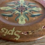 Norwegian Rosemaling Plate - "Spis min venn kom snart igjen
