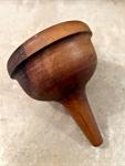 19th Century Scandinavian Wood Funnel in Black Walnut
