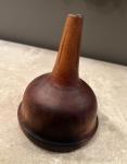 19th Century Scandinavian Wood Funnel in Black Walnut