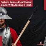 Hand-Forged Iron Viking Throwing Spear Head