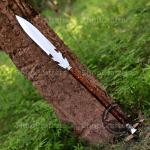 Custom Carbon Steel Viking Tactical Hunting Spear