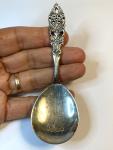 Norwegian Vintage Oslo Silver Spoon, 5" 80 Stamp