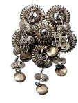 Antique Norwegian Solje Wedding Brooch in Silver