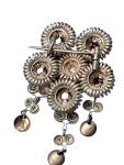 Antique Norwegian Solje Wedding Brooch in Silver