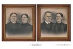 19th Century Framed Norwegian Couple Portraits