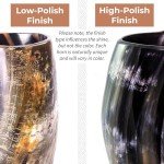 Authentic Viking Drinking Horn Mug with Engravings