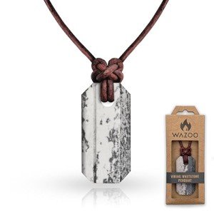 Norse Viking Whetstone Pendant Necklace | USA Crafted