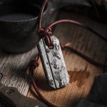 Norse Viking Whetstone Pendant Necklace | USA Crafted