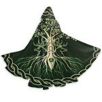Norse Viking Goddess Hooded Cloak for Adults