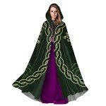 Norse Viking Goddess Hooded Cloak for Adults