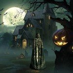 Dark Green Viking Hooded Cloak for Cosplay