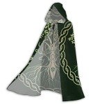 Norse Viking Goddess Hooded Cloak for Adults