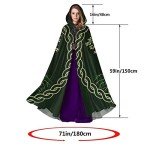 Norse Viking Goddess Hooded Cloak for Adults