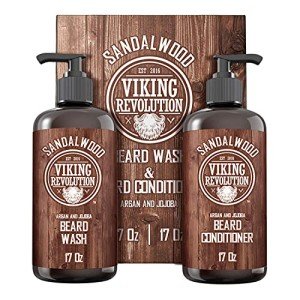 Viking Revolution Beard Shampoo Bar with Argan Oil