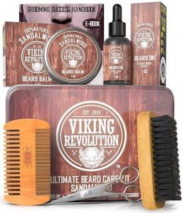 Viking Grooming Kit: Brush, Comb, Balm & Oil