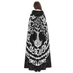 Nordic Viking Goddess Wizard Hooded Cloak Cosplay