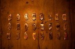 Viking Rune Divination Set with Leather Mat