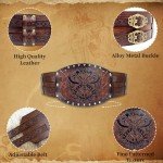 Viking Embossed Waist Armor Belt for Costumes