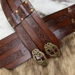 Viking Embossed Waist Armor Belt for Costumes