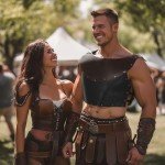 Medieval Leather Breastplate Viking Warrior Cosplay