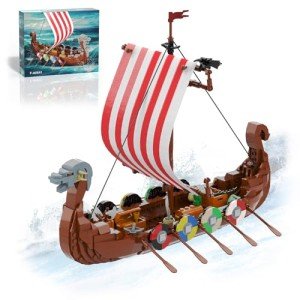 Viking Pirate Ship Building Block Set (568PCS)