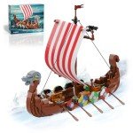 Viking Pirate Ship Building Block Set (568PCS)