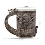 Norseman Viking Beer Stein Tankard - 18oz