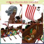 Viking Pirate Ship Building Block Set (568PCS)
