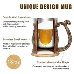 Norseman Viking Beer Stein Tankard - 18oz