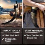 Limited Edition Viking Drinking Horn with Stand
